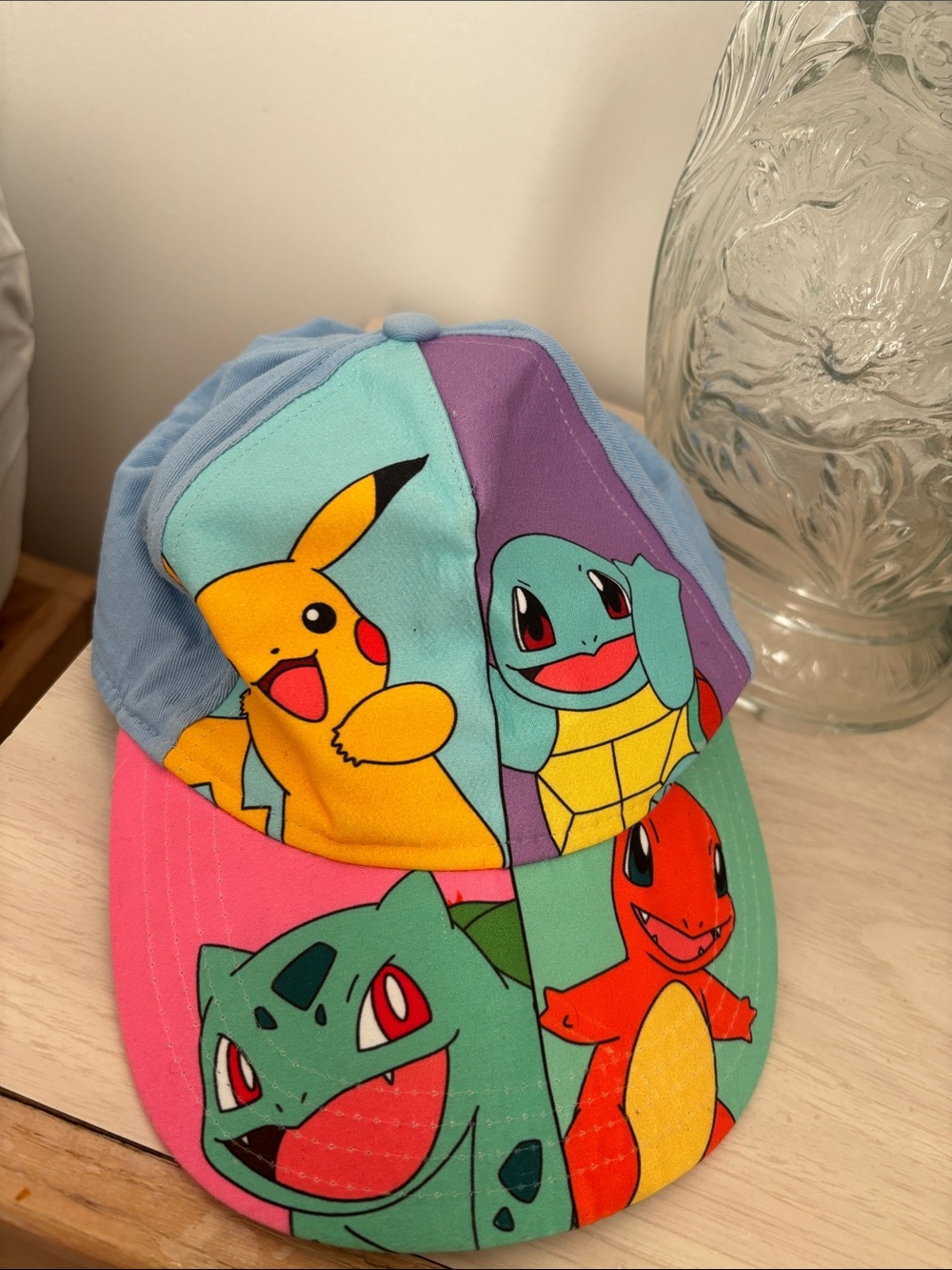 Vintage Kids Pokémon Colorblock Character Baseball Cap